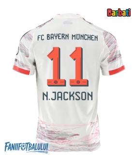 Bayern Munich Nicolas Jackson #11 Tricou Fotbal Replică 2025-26 Barbati Deplasare